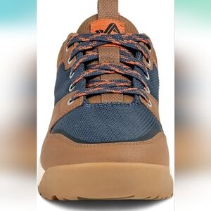 Forsake Banks Rugged Low Top Outdoor Hiking Navy/Orange Sz. 12.5 Sneaker